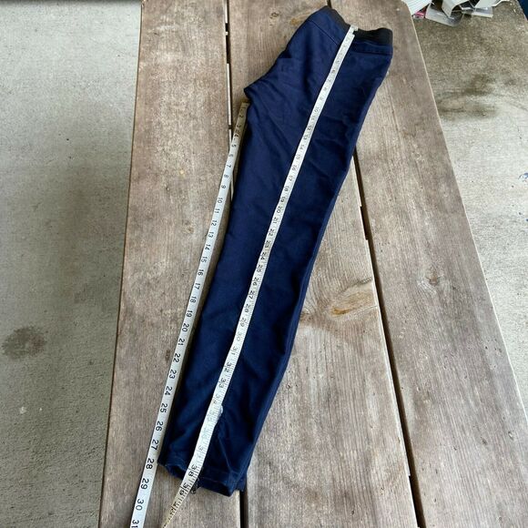 Gap Womens Jeans Size 27 4 Legging Ankle Zippers Dark Blue Skinny Pull‎ On NEW - Picture 7 of 8